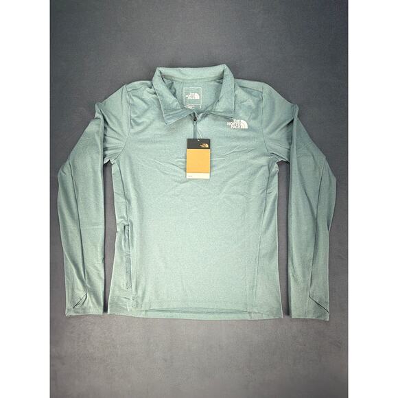 The North Face Other - North Face M Riseway 1/4 Zip Goblin Heather Teal Men’s S, NWT Hiking Activewear